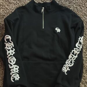 Chrome Hearts Black Zip Up Sweater